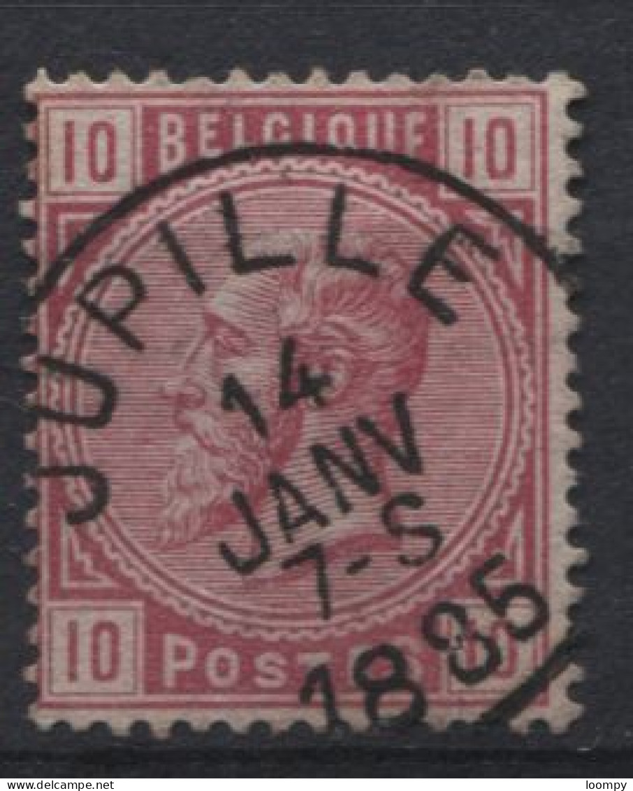 1883 - 38 Obl. Centrale Sc JUPILLE. TB. Voyez Les Autres Obl. Sur Cette émission - 1883 Leopold II