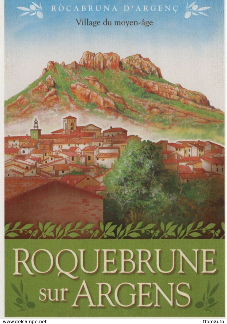 Roquebrune Sur Argens - Village Du Moyen-age -  Publicité D'epoque -   Editions Clouet CPM - Roquebrune-sur-Argens