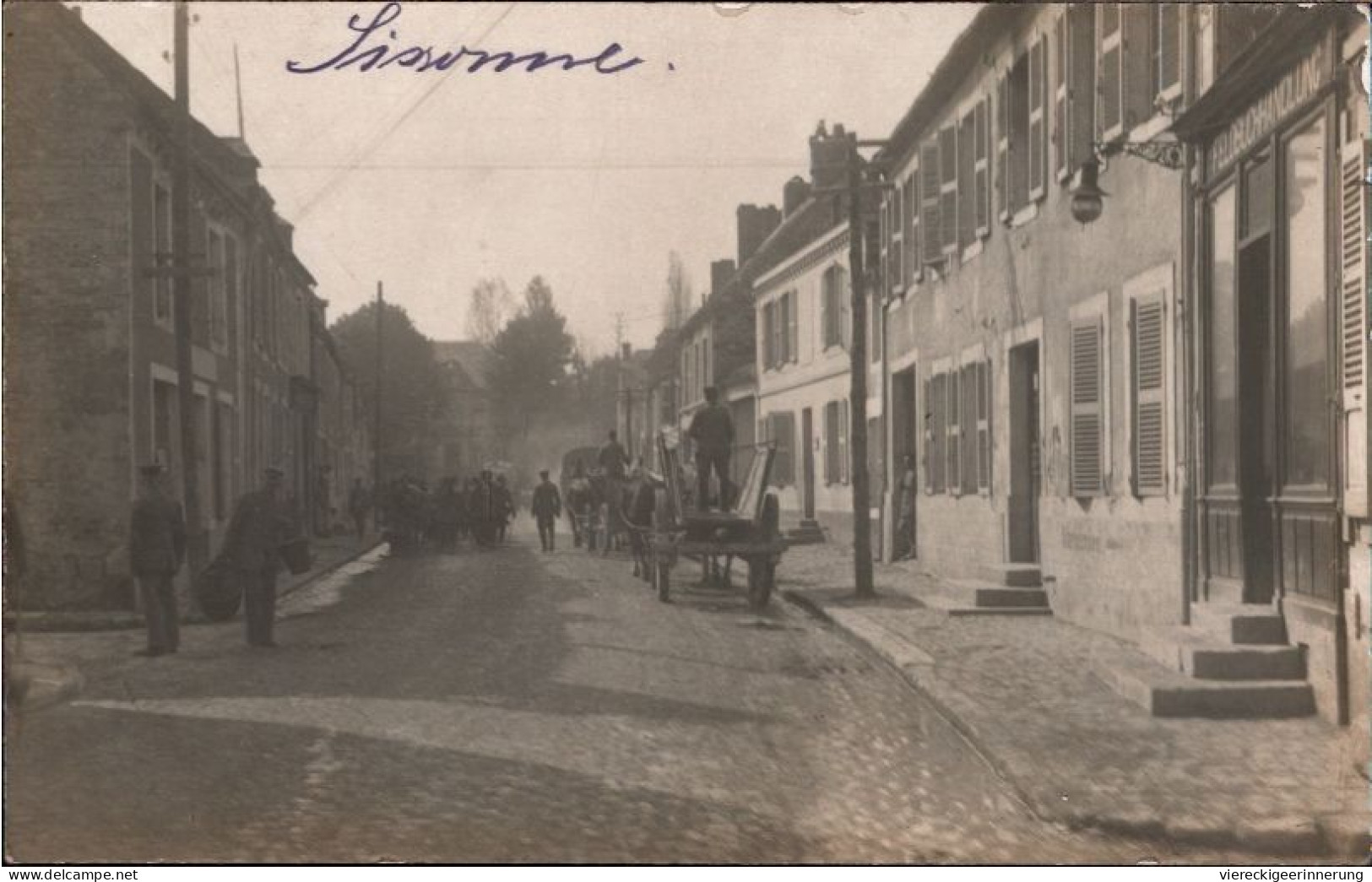 ! [02] Photo Cpa Sisonne, 1917, Foto Allemagne, Aisne - Sissonne