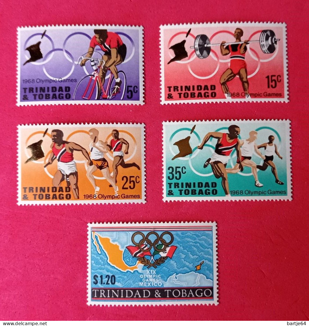 1968 Trinidad & Tobago - Serie MNH - Verano 1968: México