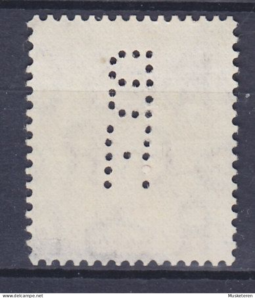 Great Britain Perfin Perforé Lochung 'BH' 1934 Mi. 177 X, GV. (2 Scans) - Perfins