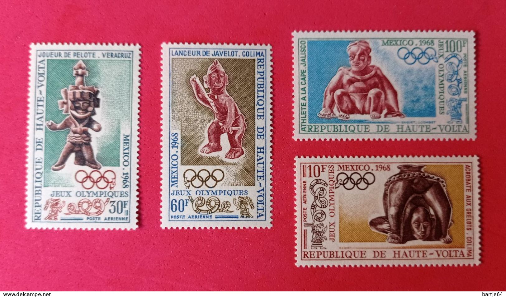 1968 Upper Volta - Serie MNH - Estate 1968: Messico