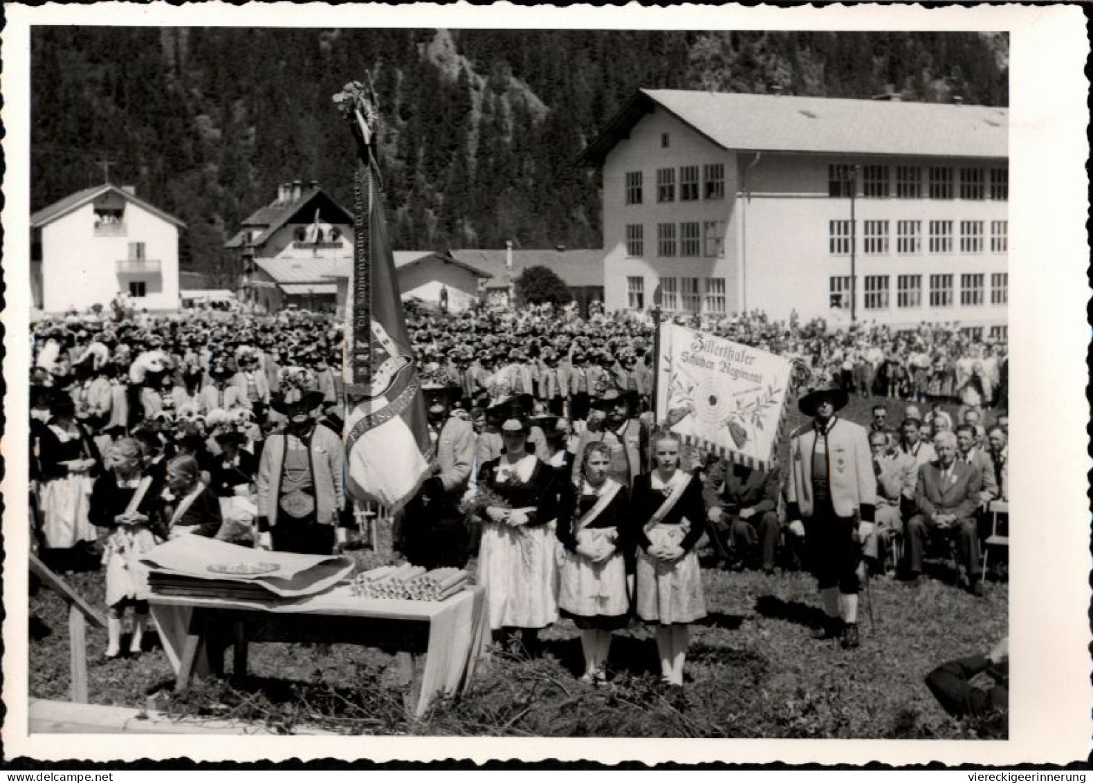 ! 1957 Foto, Photo Ansichtskarte, Mayrhofen In Tirol, Schützenfest - Sonstige & Ohne Zuordnung