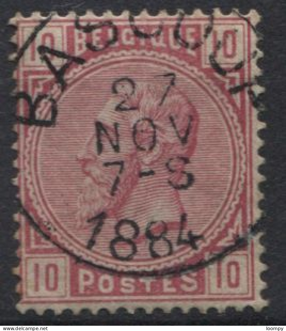 1883 - 38 Obl. Centrale Sc BASCOUP. Coba 15. TB. Voyez Les Autres Obl. Sur Cette émission - 1883 Leopold II.