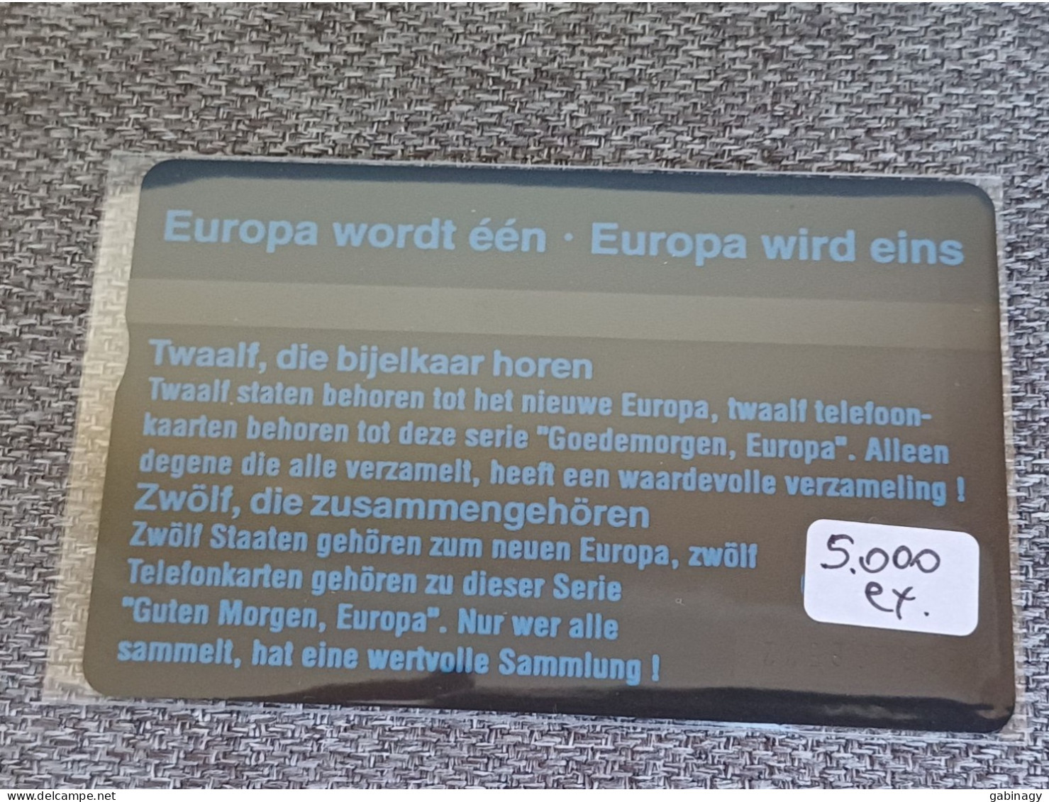 NETHERLANDS - R040-07 - Bomdia Europa! Portugal - 5.000EX. - Privées