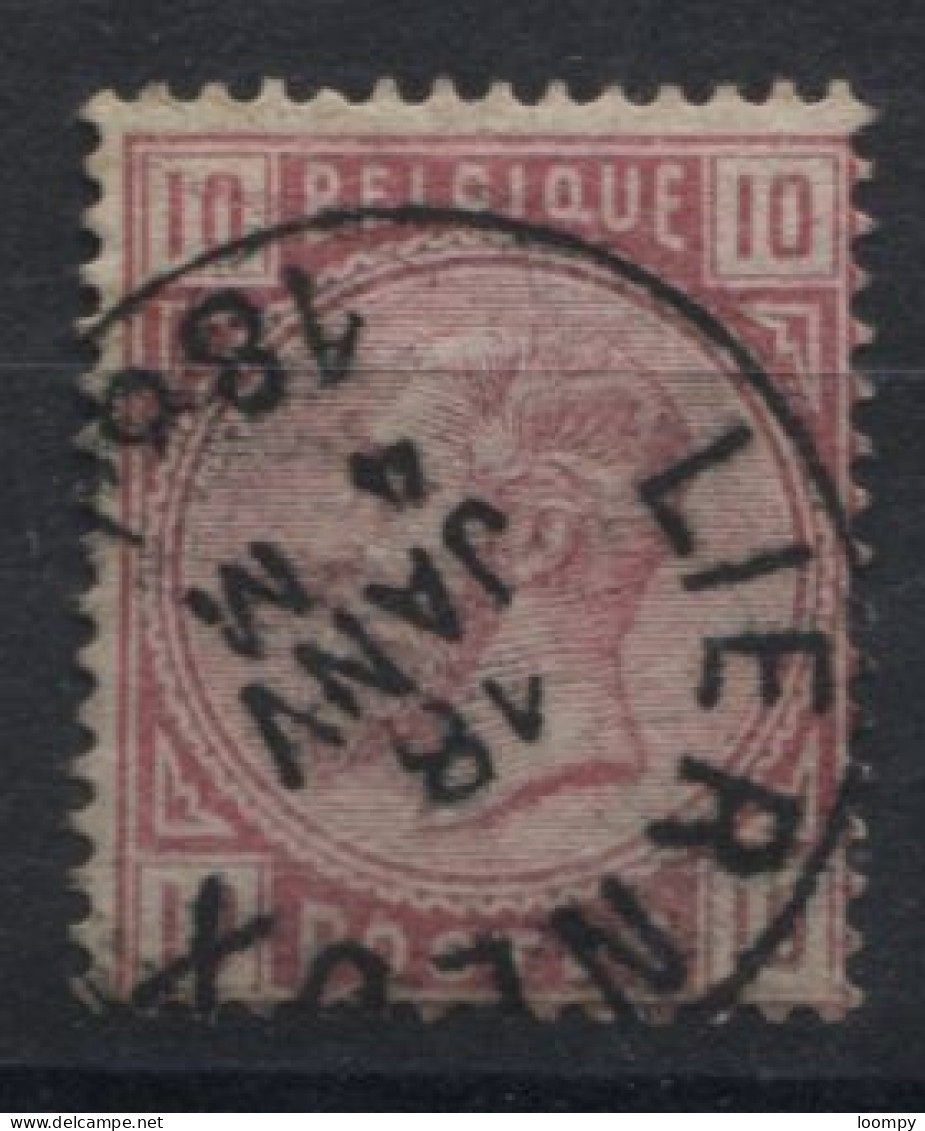 1883 - 38 Obl. Centrale Sc LIERNEUX. Coba 15. TB. Voyez Les Autres Obl. Sur Cette émission - 1883 Leopold II