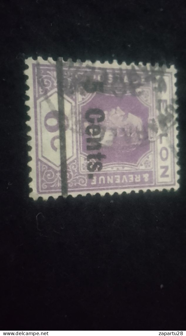 CEYLON- 1911 -25       6 C     GEORGE V.      DAMGALI - Sri Lanka (Ceylan) (1948-...)