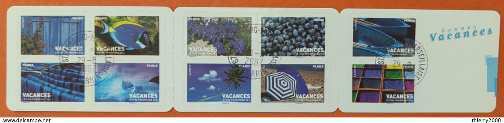 Carnet Non Plié '"Timbres Autoadhésifs"  N° BC118  Avec Oblitération Philathélique De 2008  TTB - Booklets