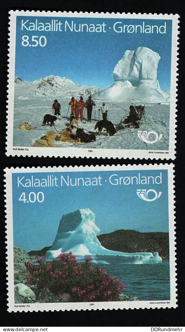 1991 Norden  Michel GL 217 - 218 Stamp Number GL 240 - 241 Yvert Et Tellier GL 206 - 207 Xx MNH - Ungebraucht