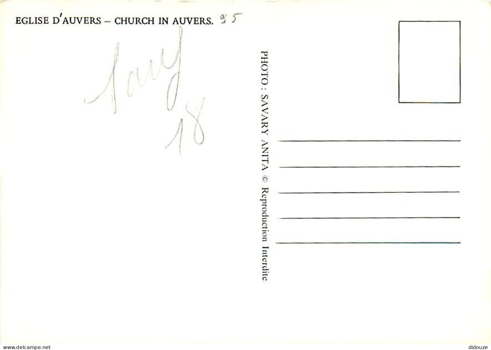 95 - Auvers Sur Oise - L'Eglise - Carte Neuve - CPM - Voir Scans Recto-Verso - Auvers Sur Oise