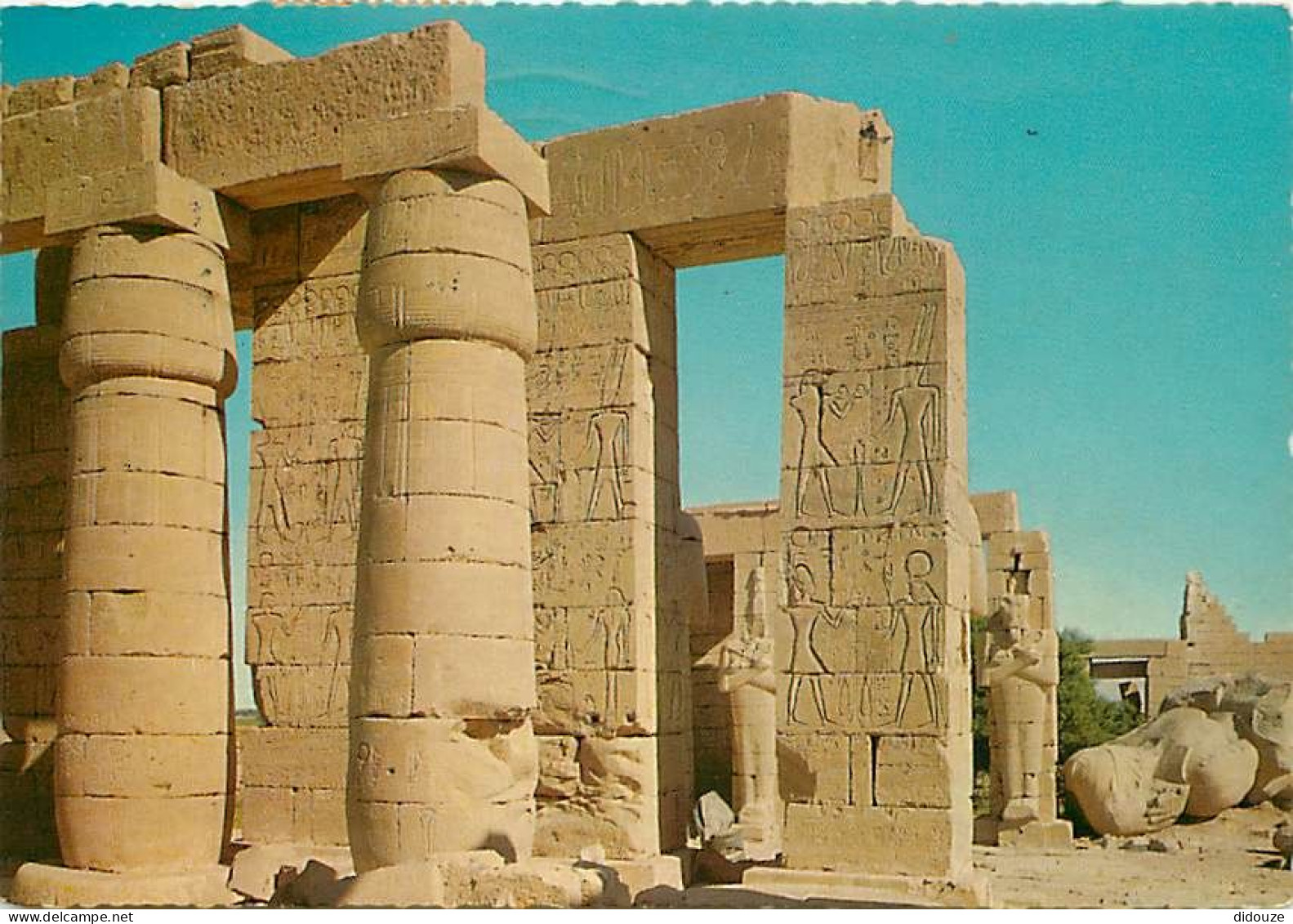 Egypte - Louxor - Luxor - The Rameseum - Le Ramsesseum - Voir Timbre - CPM - Voir Scans Recto-Verso - Louxor