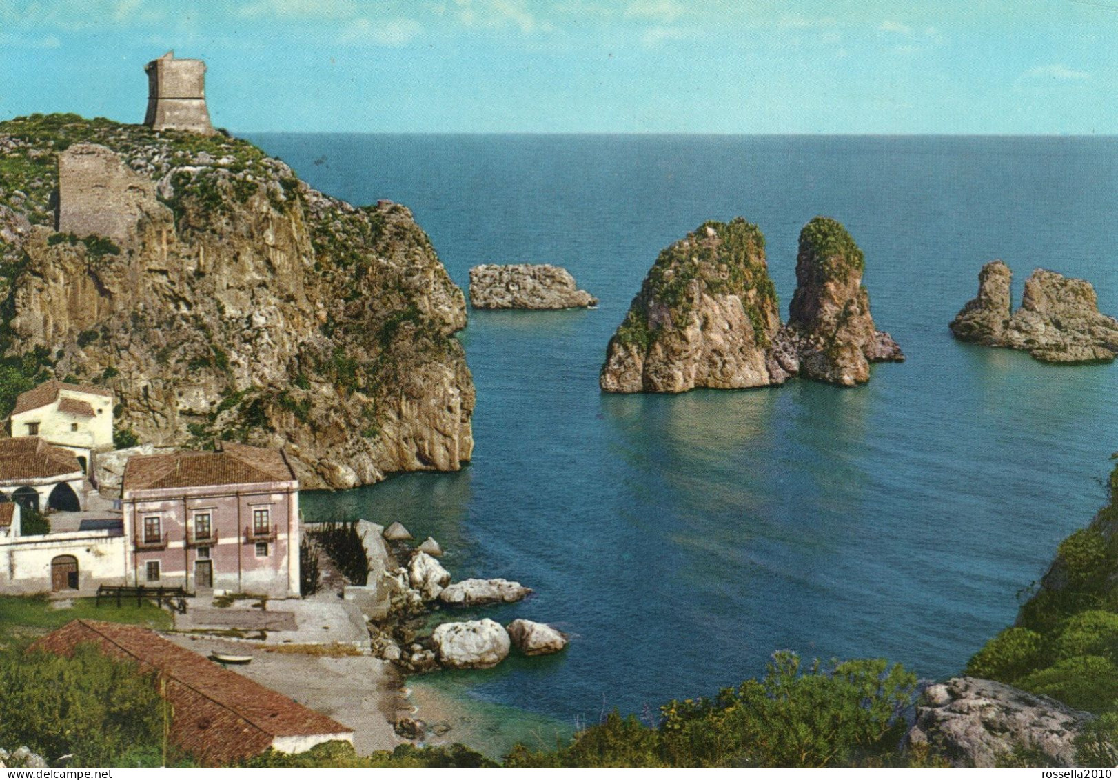 CARTOLINA 1971 ITALIA TRAPANI SCOPELLO  Italy Postcard Italienische Ansichtskarten - Trapani