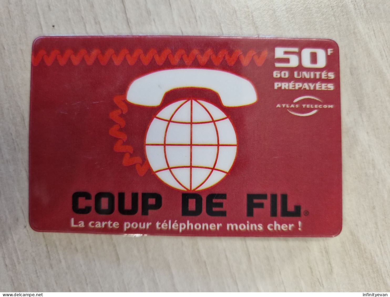 PREPAYEE COUP DE FIL 50F - Autres & Non Classés