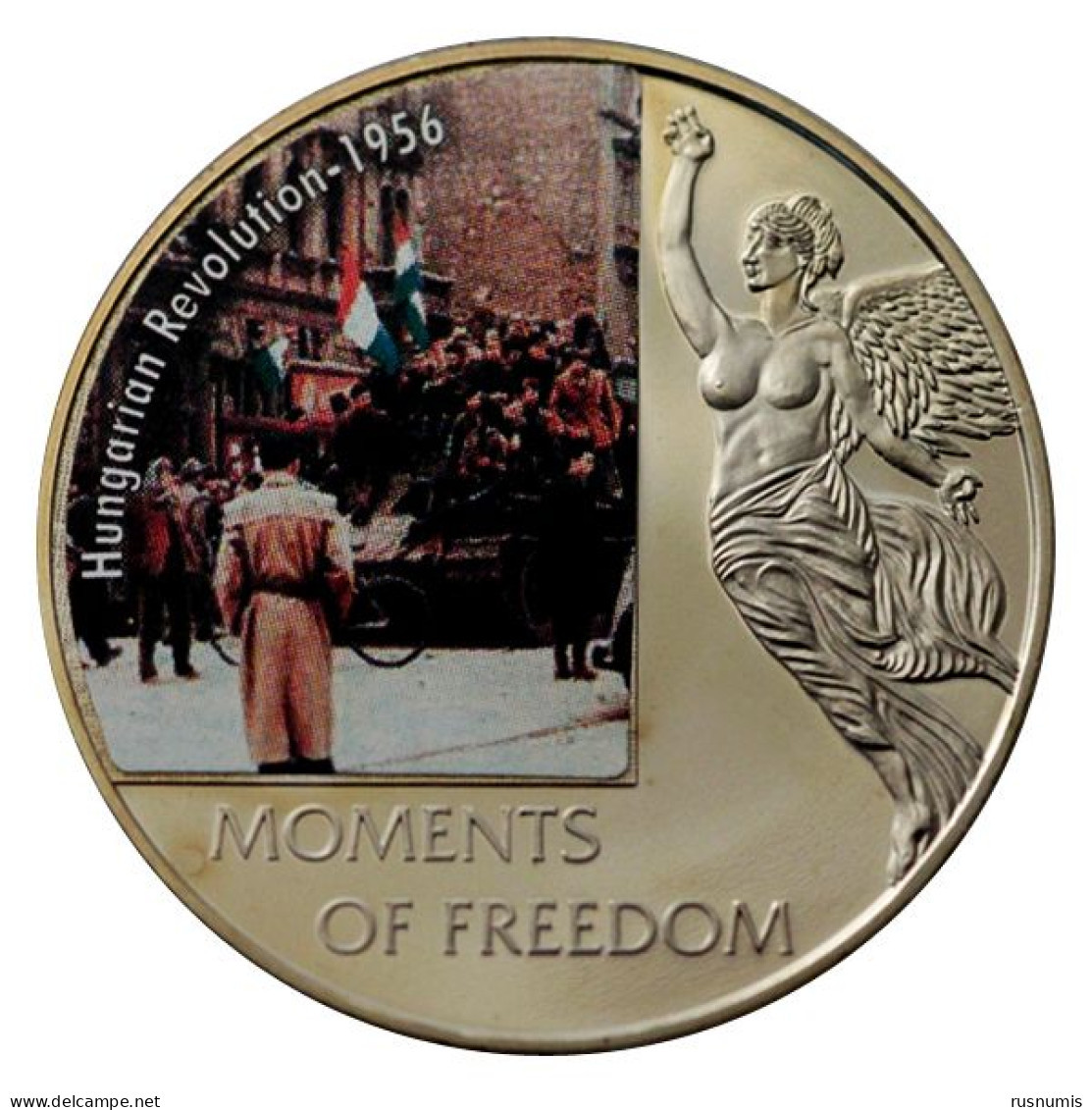 LIBERIA 10 DOLLARS MOMENTS OF FREEDOM - HUNGARIAN REVOLUTION 2006 - Liberia