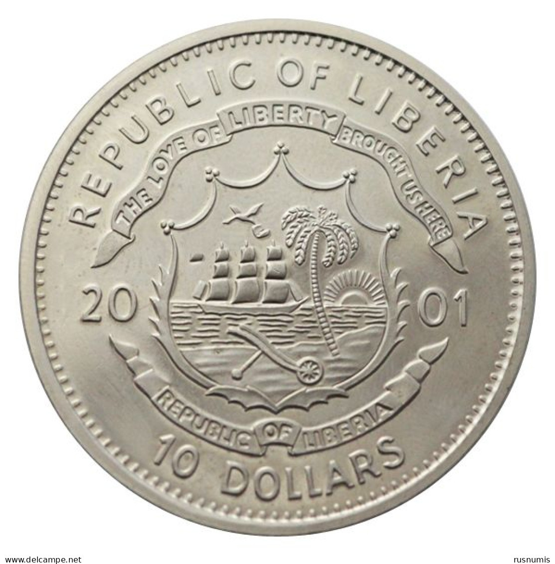LIBERIA 10 DOLLARS MOMENTS OF FREEDOM - HUNGARIAN REVOLUTION 2006 - Liberia