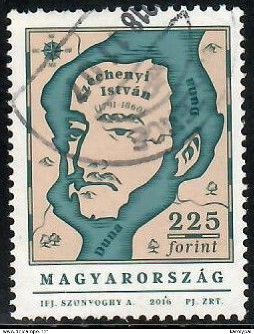 Hungary, 2016 Used, 225th Birth Anniversary Of István Széchenyi (1791-1860), Mi. Nr.5817 - Used Stamps