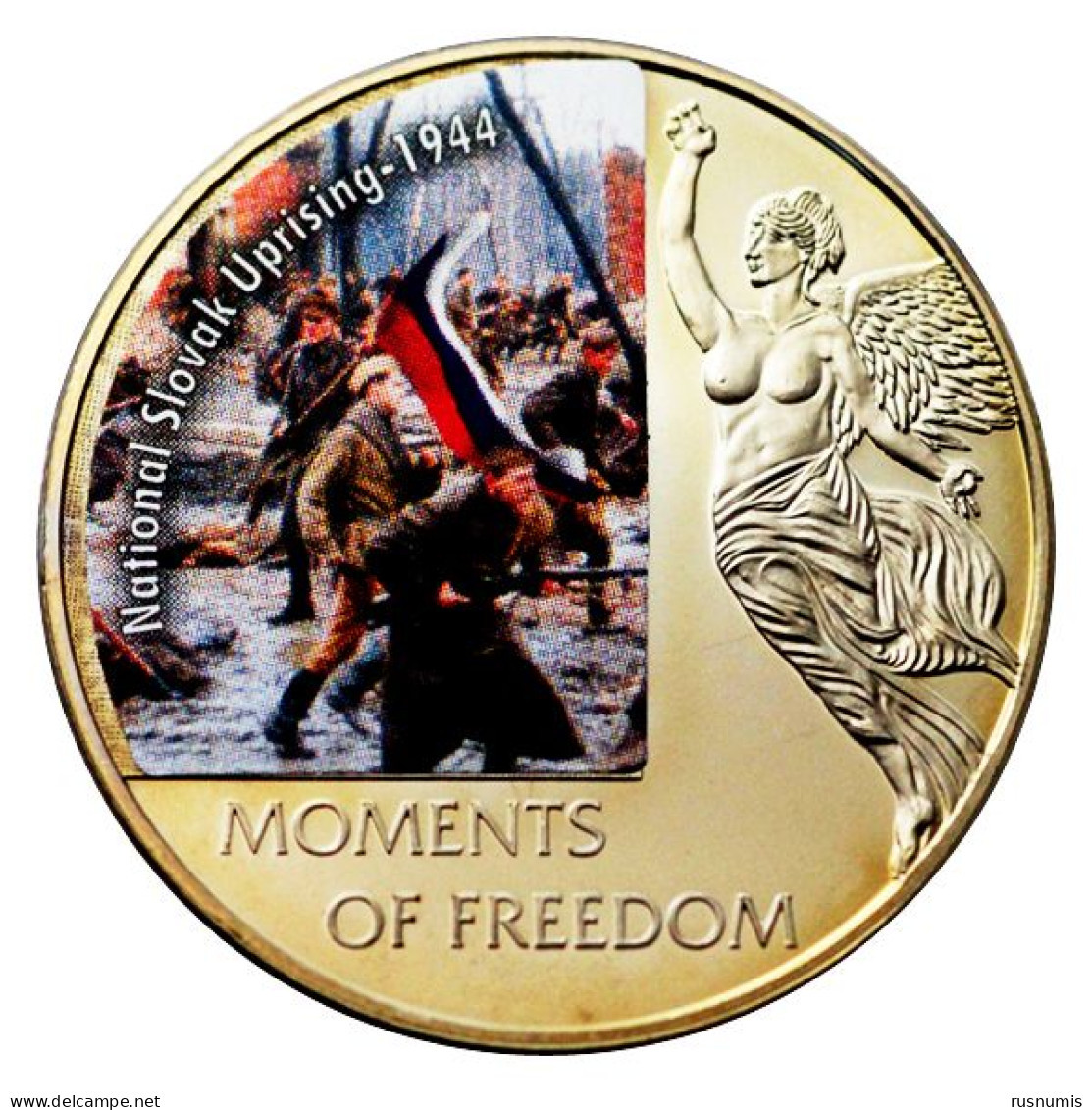 LIBERIA 10 DOLLARS MOMENTS OF FREEDOM - SLOVAK UPRISING 1944 2006 - Liberia