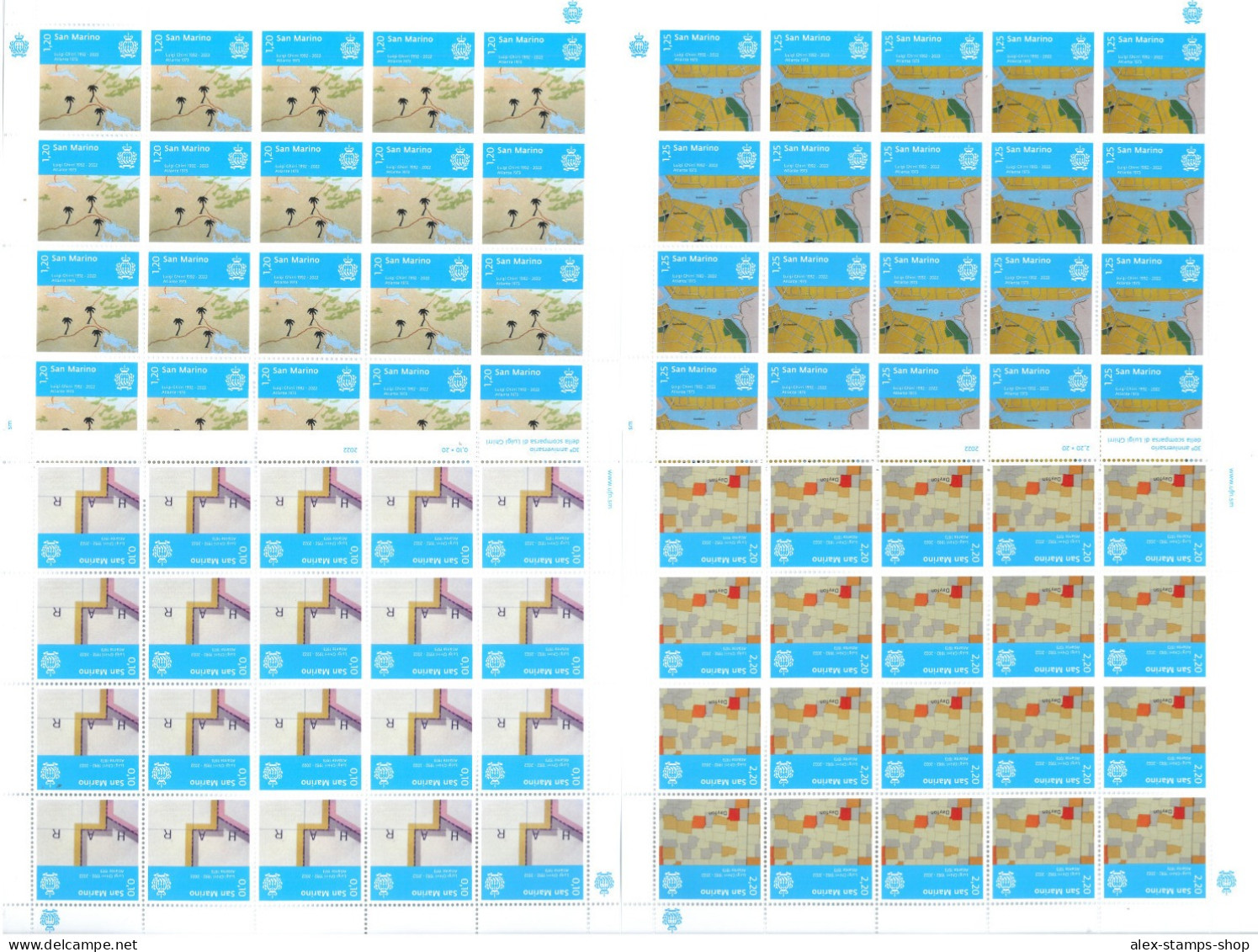 SAN MARINO 2022 30° Anniversario Della Scomparsa Di Luigi Ghirr 4MF - New Sheet - Blocs-feuillets