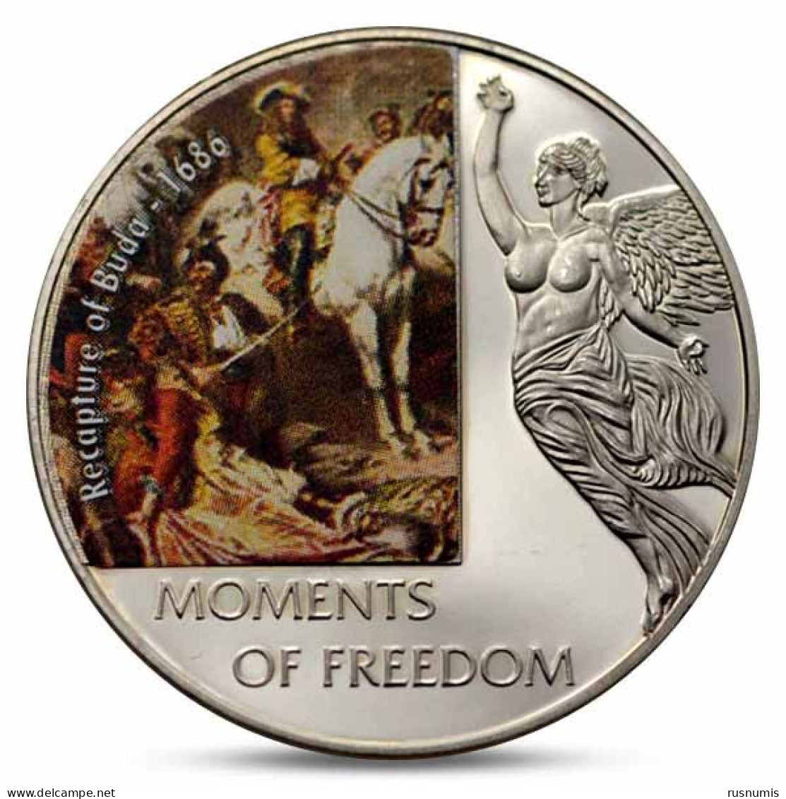 LIBERIA 10 DOLLARS MOMENTS OF FREEDOM - RECAPTURE OF BUDA 1686 HUNGARY 2006 - Liberia