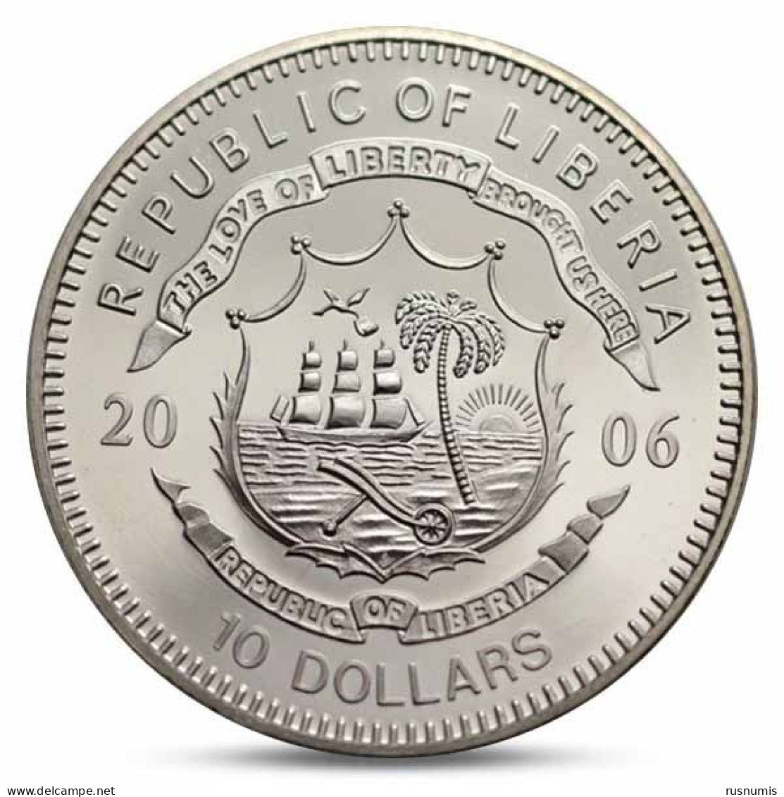 LIBERIA 10 DOLLARS MOMENTS OF FREEDOM - RECAPTURE OF BUDA 1686 HUNGARY 2006 - Liberia