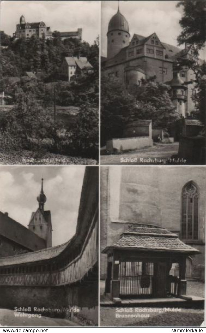 57647 - Lunzenau, Schloss Rochsburg - 4 Teilbilder - 1969 - Lunzenau