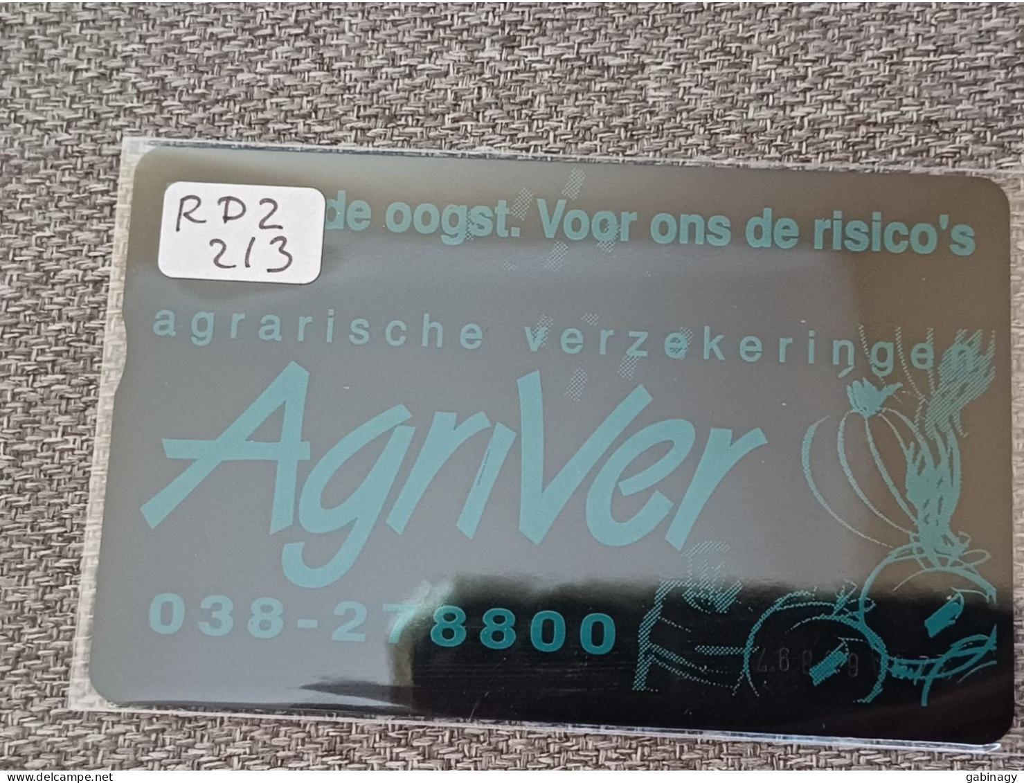 NETHERLANDS - RDZ213 - Agriver Agrarische Verzekeringen - 1.000EX. - Privat