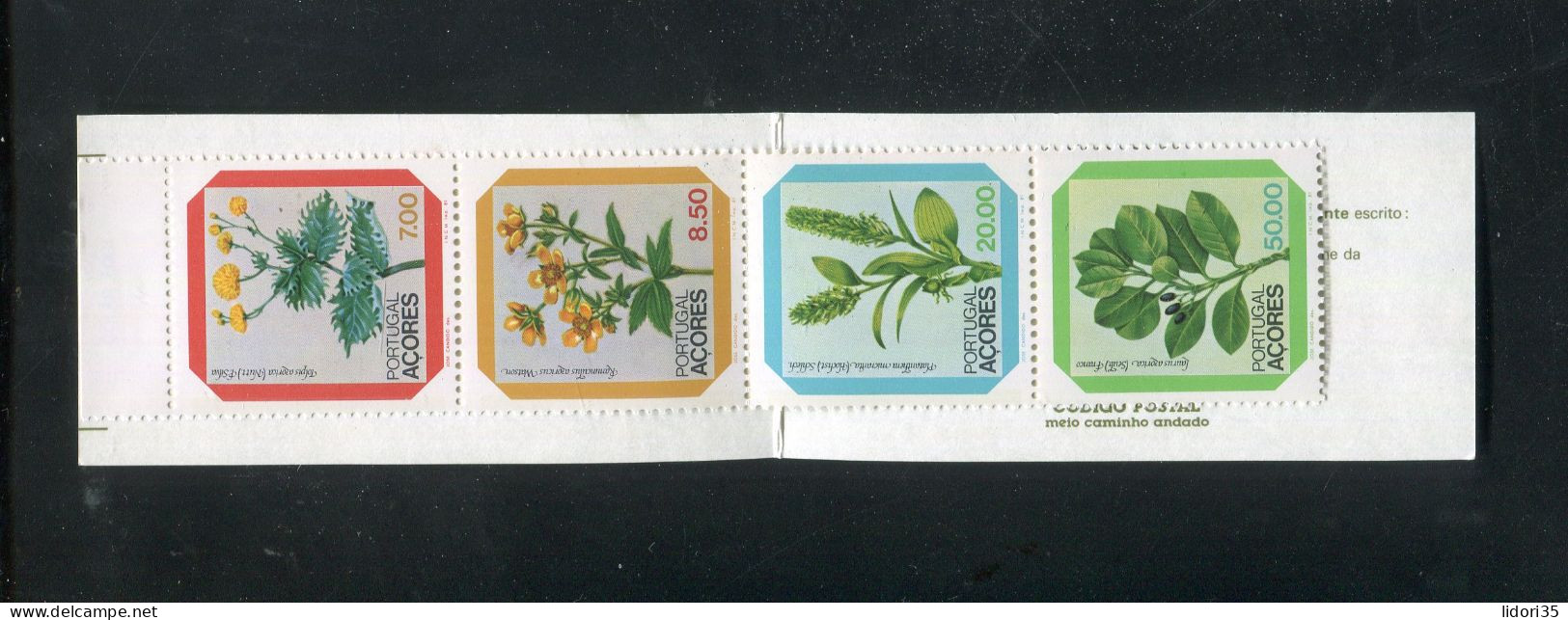 "PORTUGAL-AZOREN" 1981, Markenheftchen Mi. MH 1 "Blumen" ** (L0075) - Azores