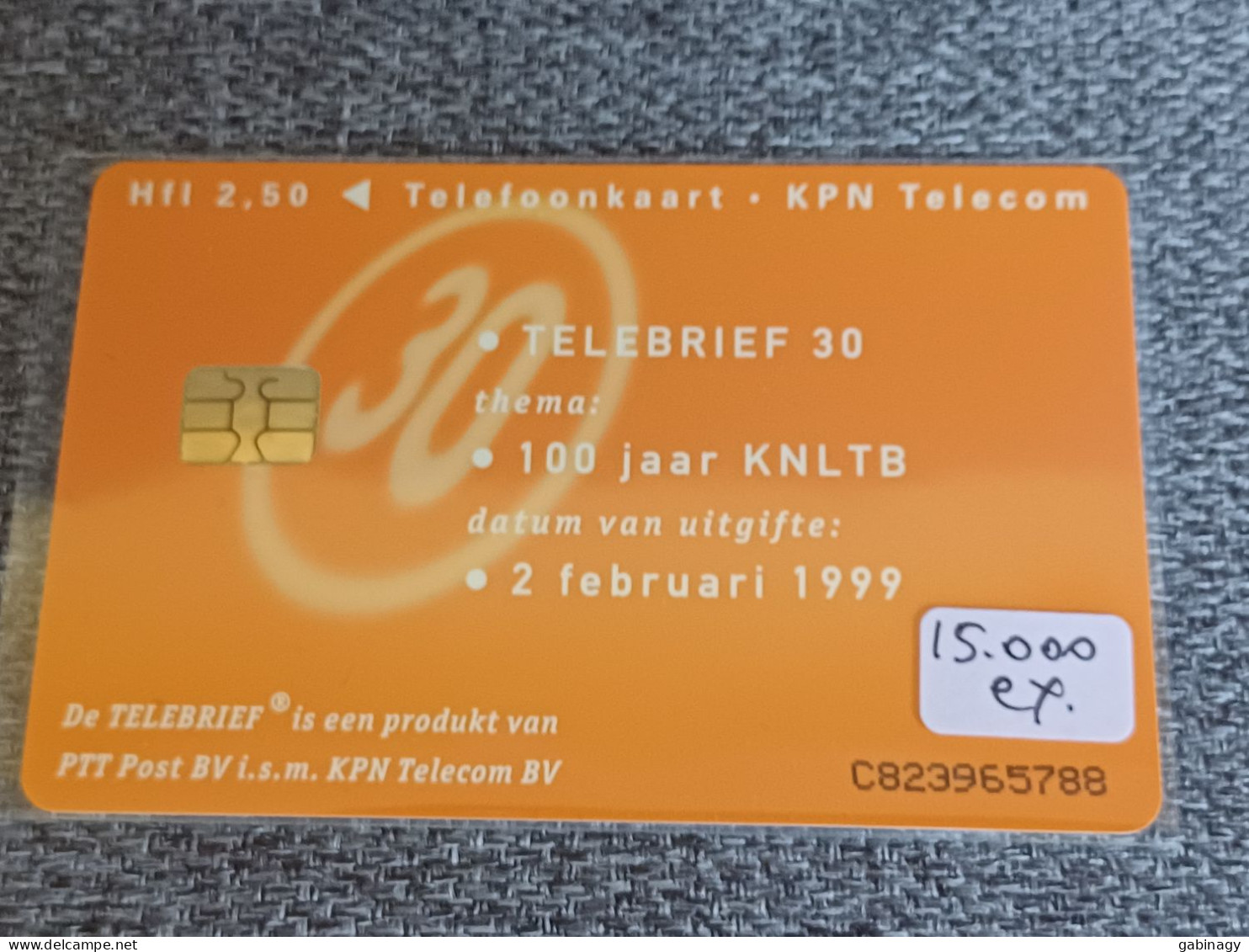 NETHERLANDS - TB030 - 100 Years Tennis Knltb - 15.000EX. - Privat