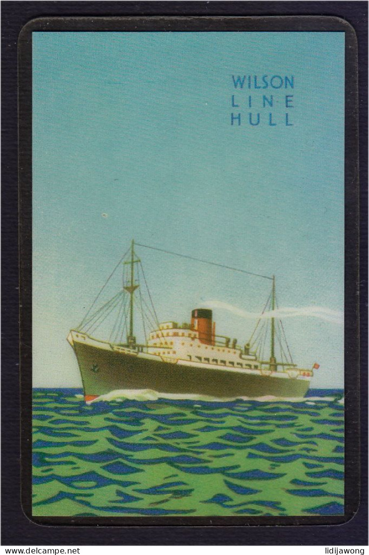 WILSON LINE HULL Plasticized Pocket Calendar 1957 (see Sales Conditions) - Big : 1941-60