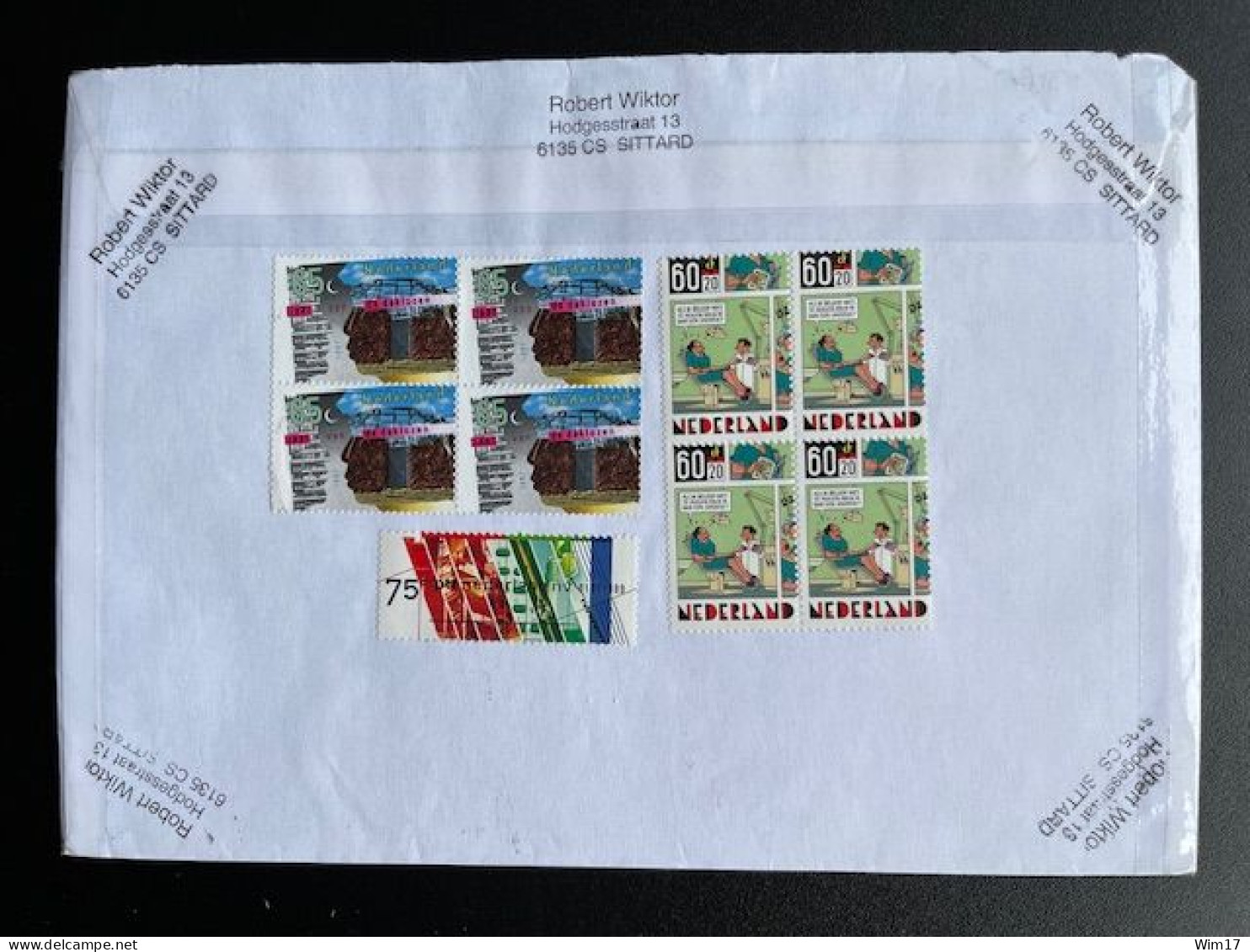 NETHERLANDS 2013 REGISTERED LETTER SITTARD DEMPSEYSTRAAT TO LOCHEM 13-02-2013 NEDERLAND - Storia Postale