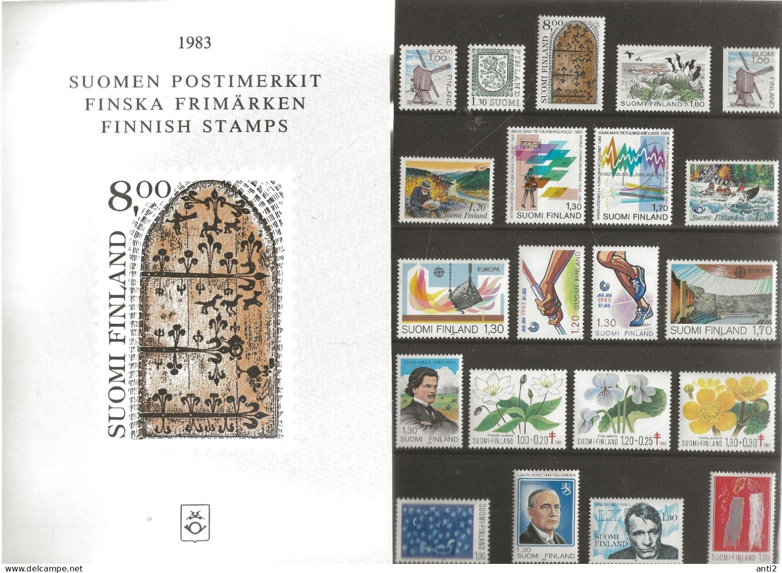 Finland 1983 Year Set  Mi 918 -937 MNH(**)  In Folder - Unused Stamps