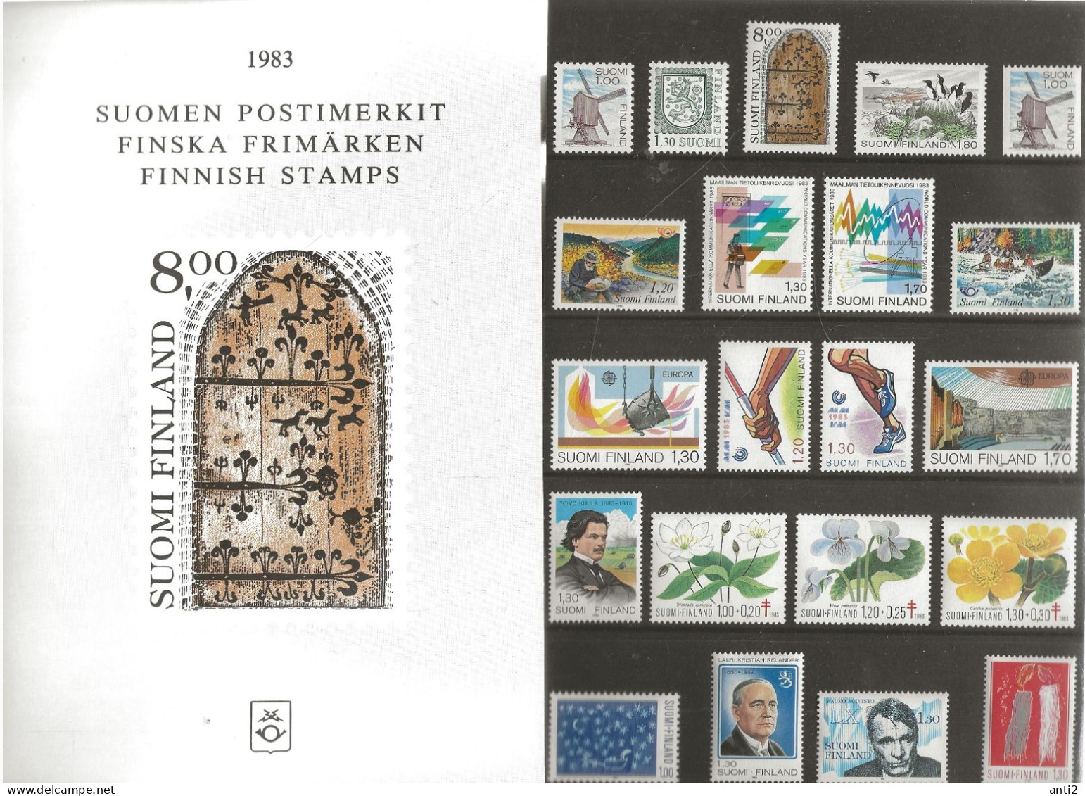 Finland 1983 Year Set  Mi 918 -937 MNH(**)  In Folder - Nuevos