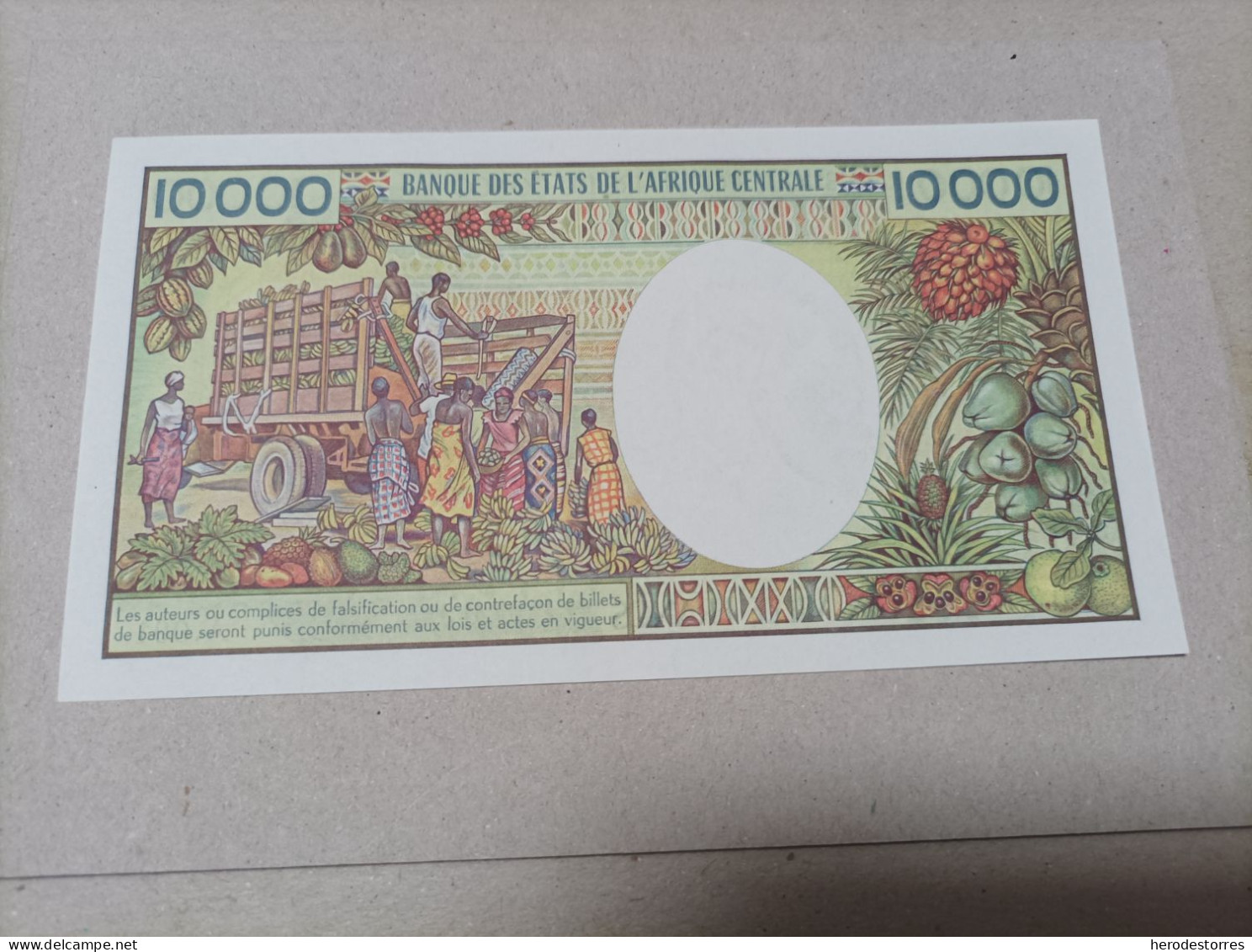 Billete Congo, 10000 Francos, Año 1983,, Serie A001, Nº Bajisimo 0000390313, UNC - République Démocratique Du Congo & Zaïre