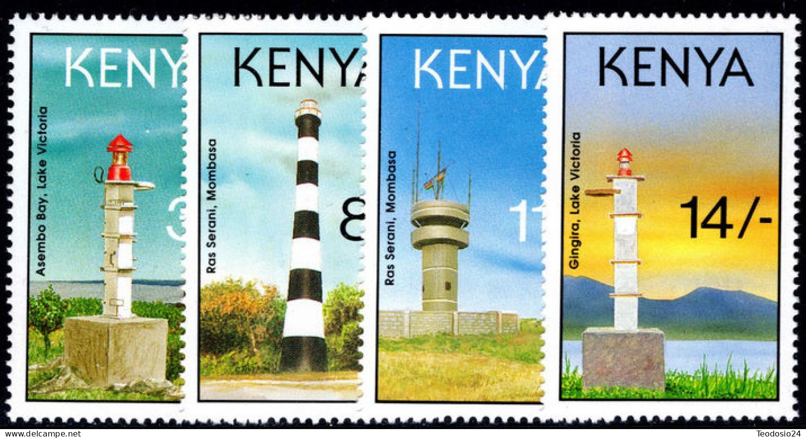 Kenya 1993 Lighthouses ** - Kenia (1963-...)