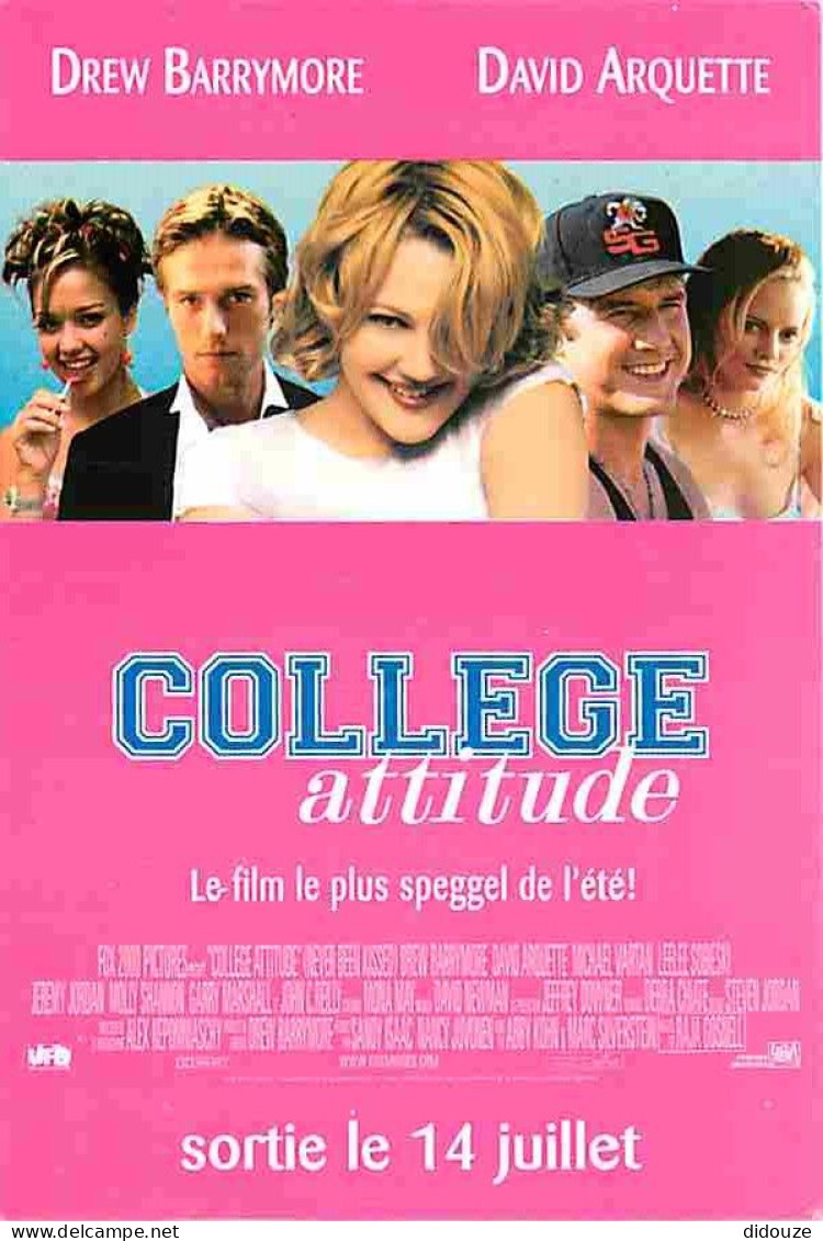 Cinema - Affiche De Film - College Attitude - Drew Barrymore - David Arquette - Carte Neuve - CPM - Voir Scans Recto-Ver - Affiches Sur Carte