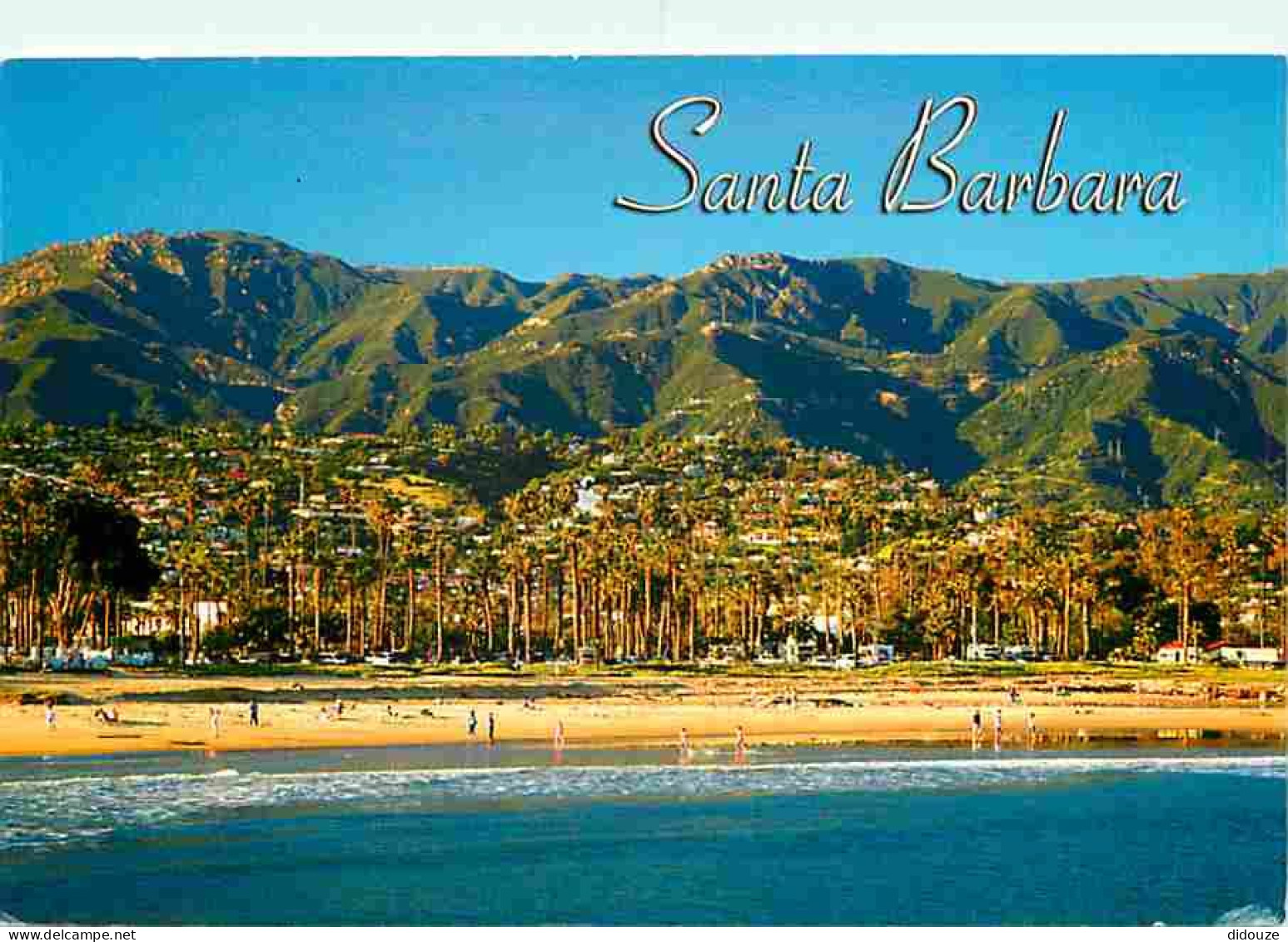 Etats Unis - Santa Barbara - Santa Barbara Waterfront And Riviera - CPM - Voir Scans Recto-Verso - Santa Barbara