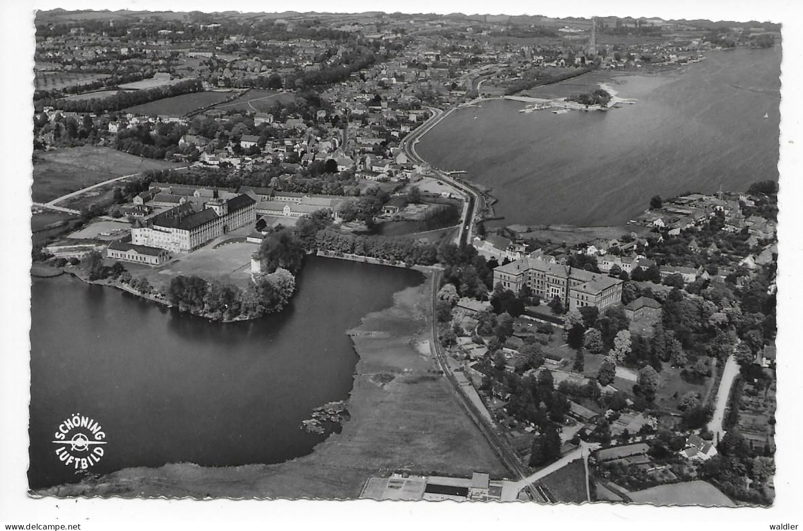 2380  SCHLESWIG AN DER SCHLEI  --   LUFTAUFNAHME  1955 - Schleswig