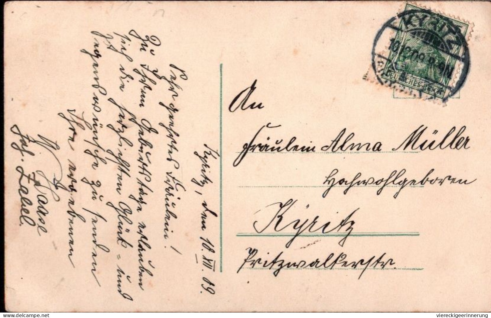 !  Cpa, Alte Ansichtskarte Künstlerkarte Sign. Catharina Klein, Birnen, 1909, Kyritz - Klein, Catharina