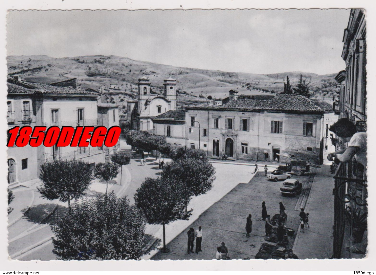 TORRE DEI PASSERI - PIAZZA S. ROCCO F/GRANDE  VIAGGIATA 1964 ANIMAZIONE - Pescara