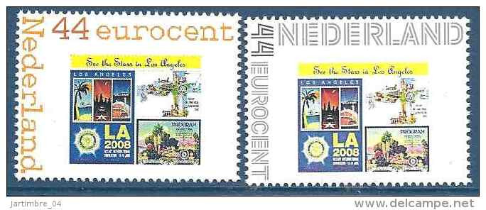 2008 PAYS- BAS Timbres Personnalisés Rotary ** - Timbres Personnalisés