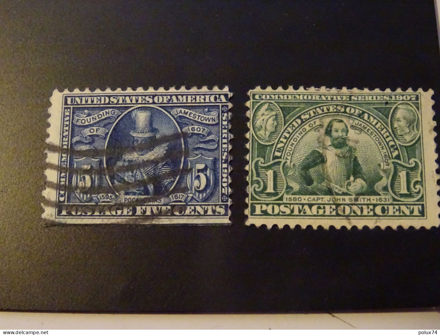 ETATS UNIS 1907- Pocahontas - Used Stamps