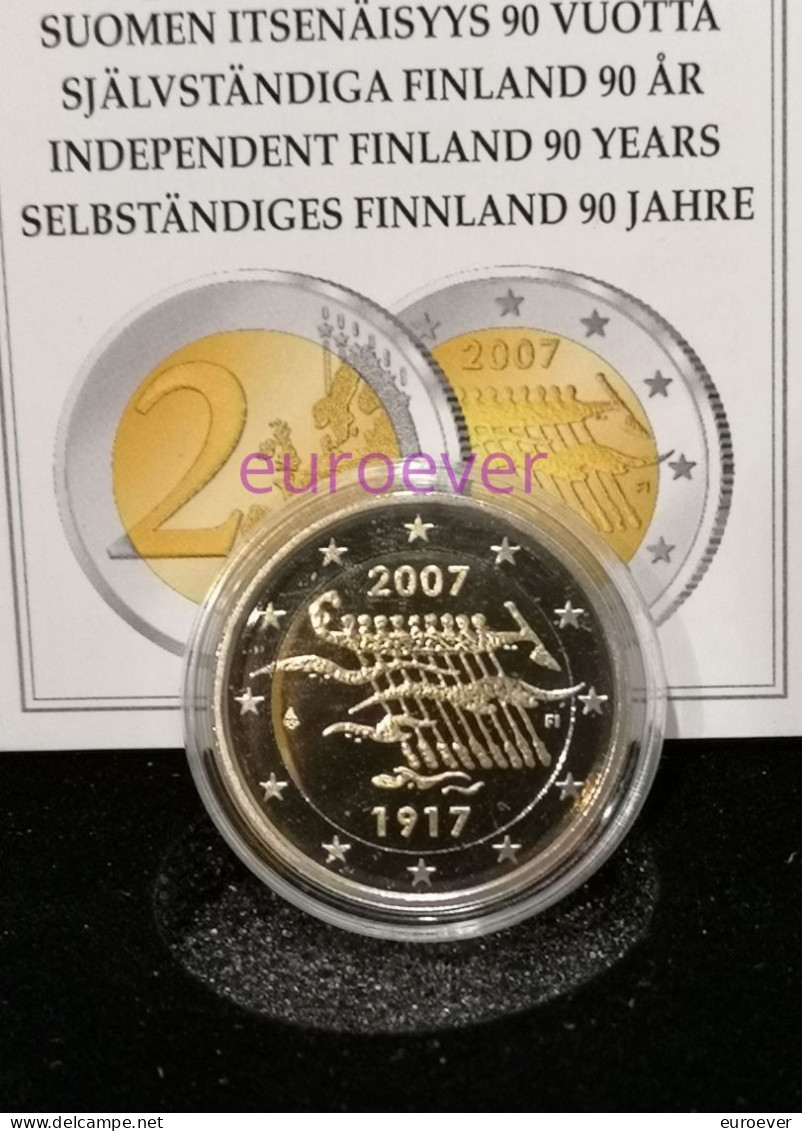 2 Euro Gedenkmünze 2007 Nr. 7 - Finnland / Finland - Unabhängigkeit PP Proof - Finnland