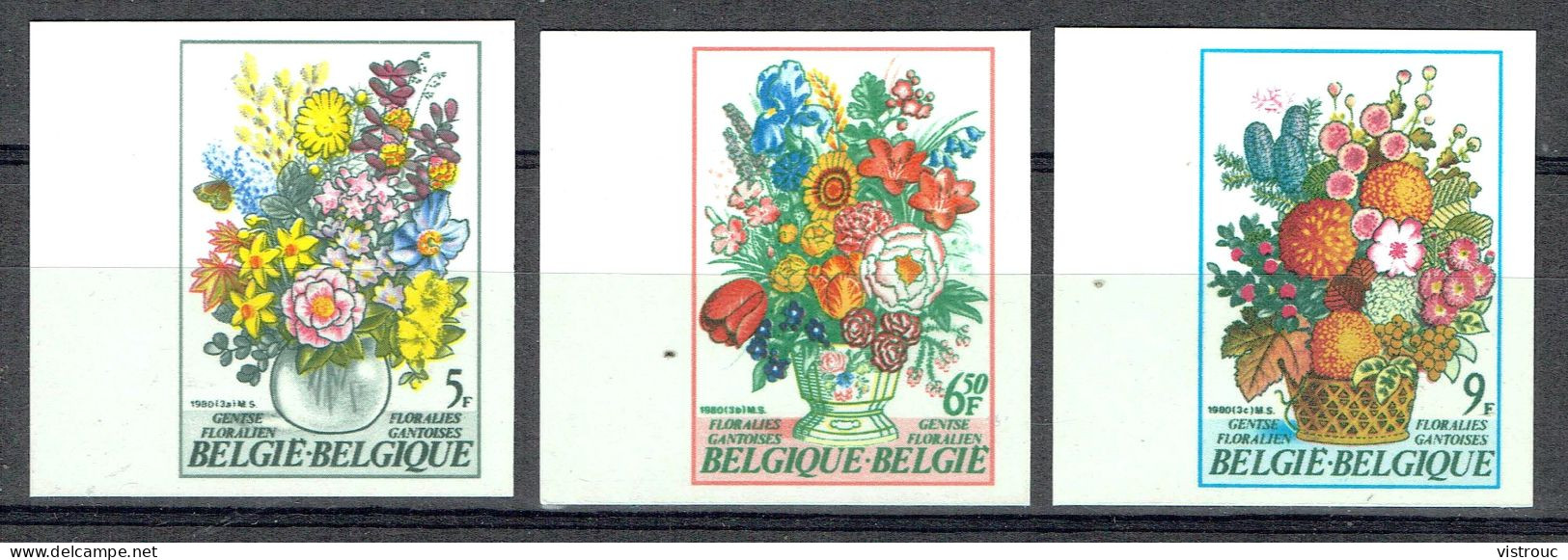 COB 1966/68 - ND - Bord De Feuille - Cote: 37,50 € -  Floralies Gantoises VI - 1980. - 1961-1980