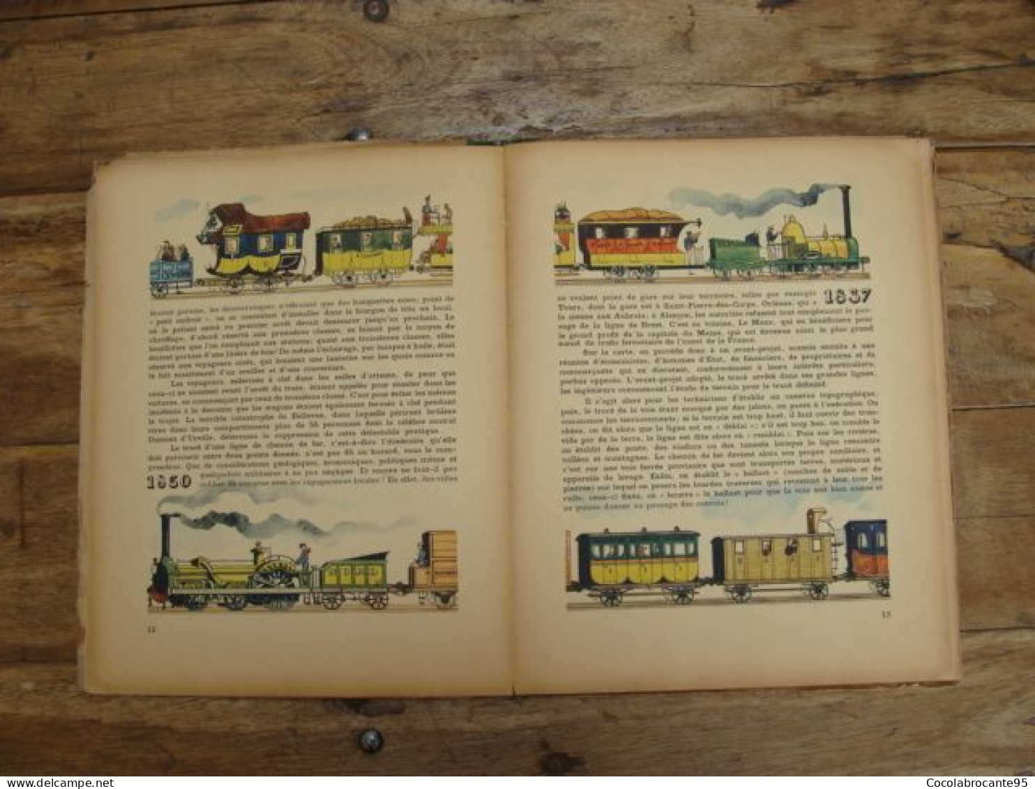 Album Illustré "Histoire Des Chemins De Fer" - Bahnwesen & Tramways