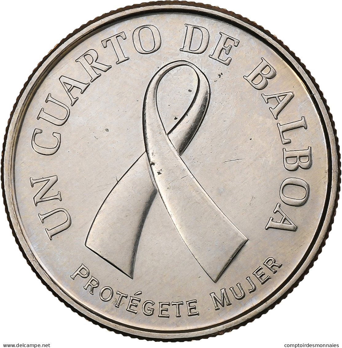 Panama, 1/4 Balboa, 2008, Royal Canadian Mint, Cupronickel Plaqué Cuivre, SPL - Panama