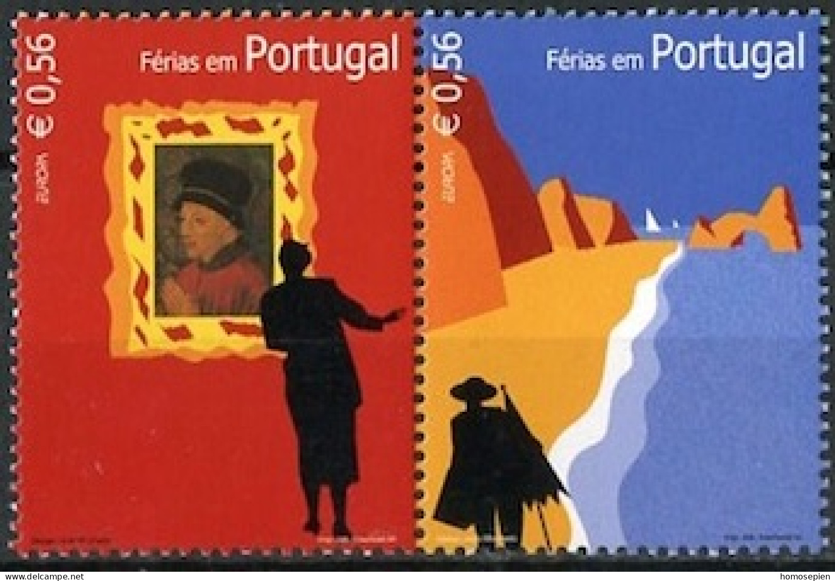 Europa CEPT 2004 Portugal Y&T N°2802 à 2803 - Michel N°2819 à 2820 *** - Se Tenant - 2004