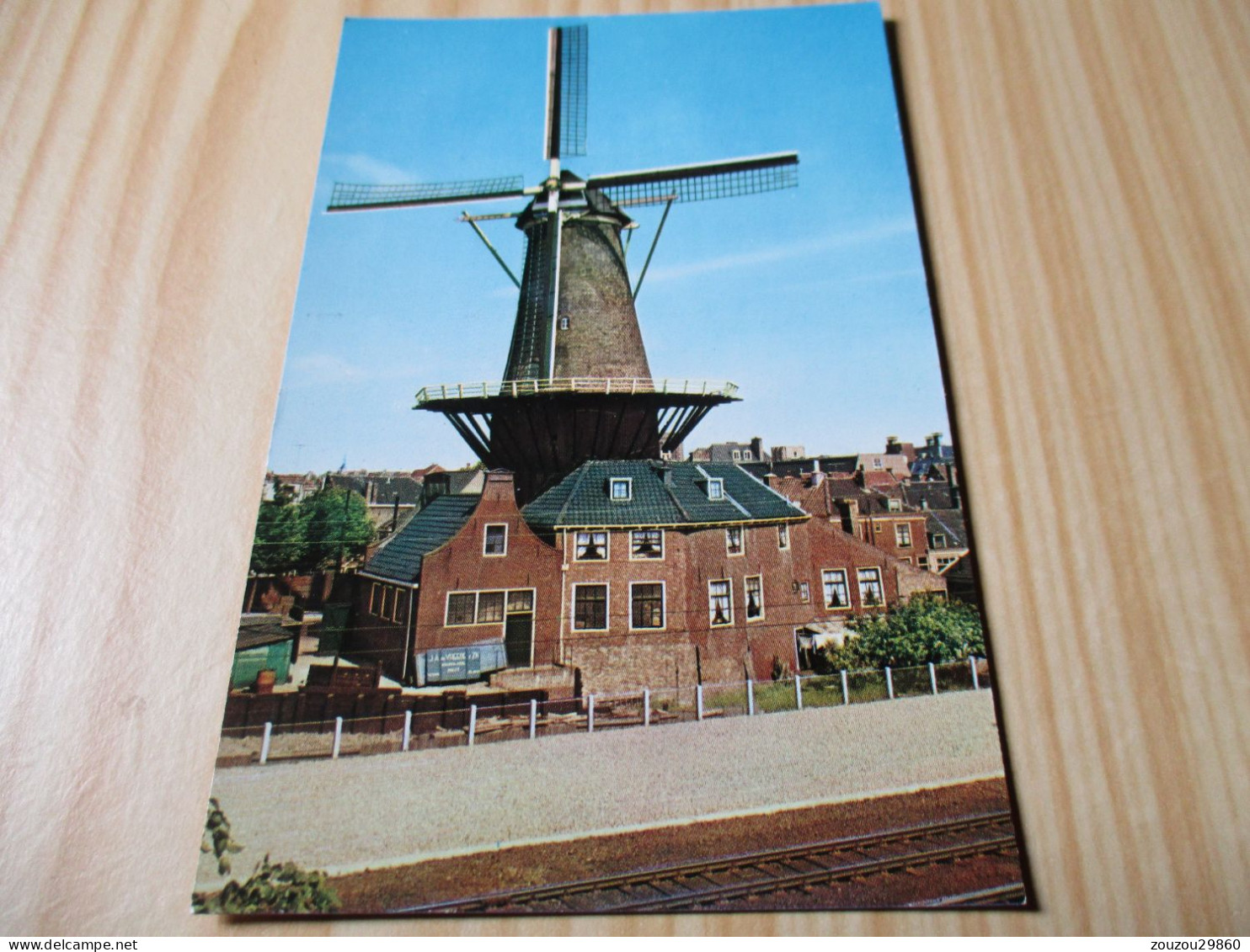 CPSM Delft (Pays-Bas).Molen " De Roos ". - Delft