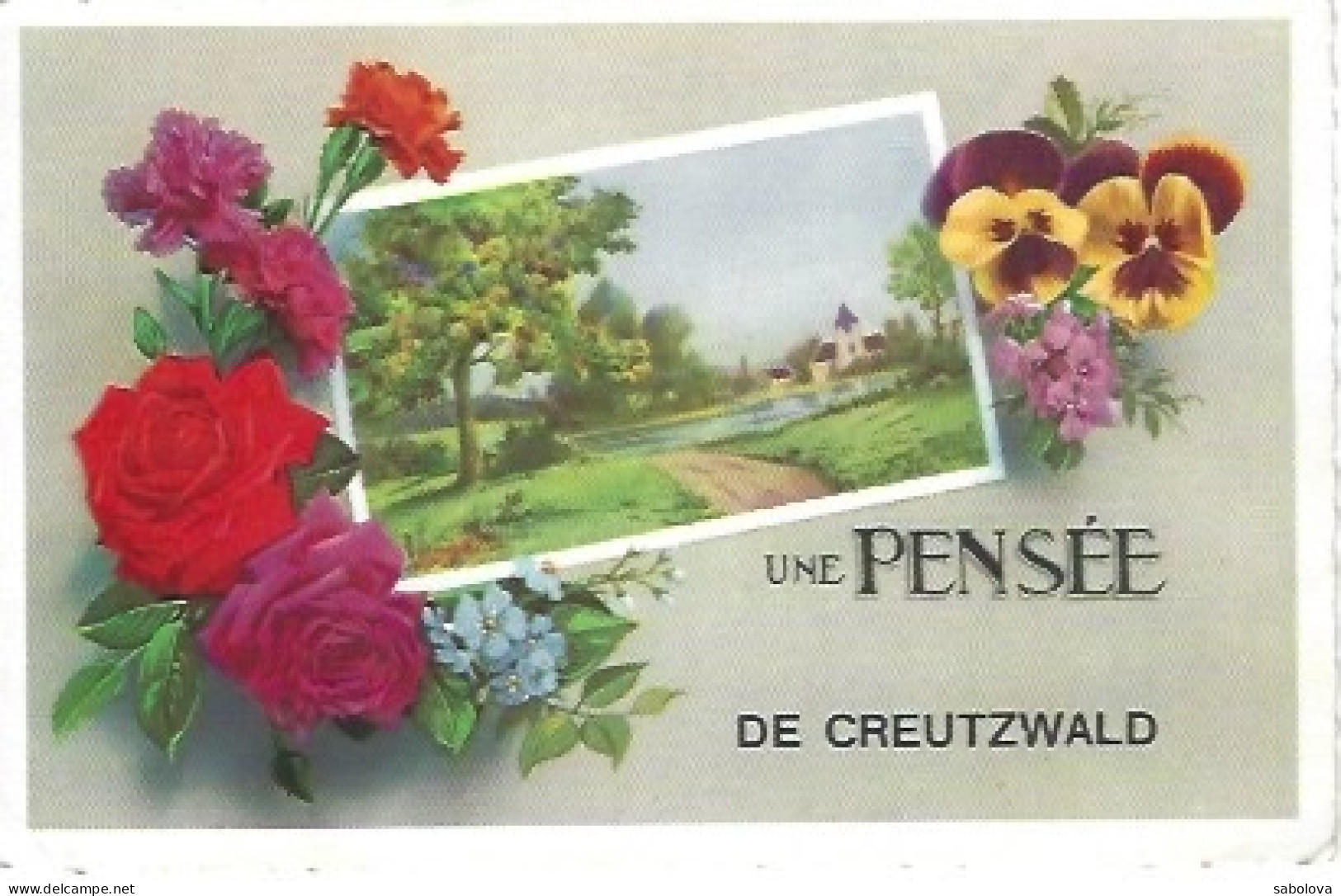 Creuzwald (pensée) Près De Saint Avold - Creutzwald