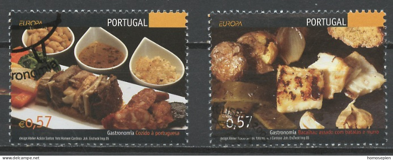 Portugal 2005 Y&T N°2887 à 2888 - Michel N°2911 à 2912 (o) - EUROPA - Used Stamps