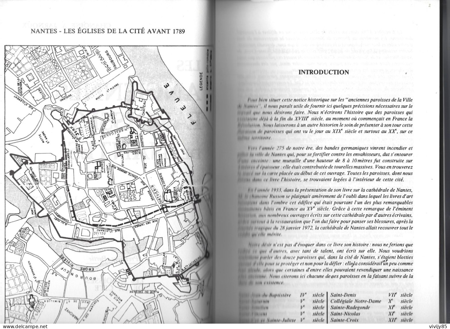 44 - NANTES - Livre De 118 Pages " Les Anciennes Paroisses " - 1981 - Pays De Loire
